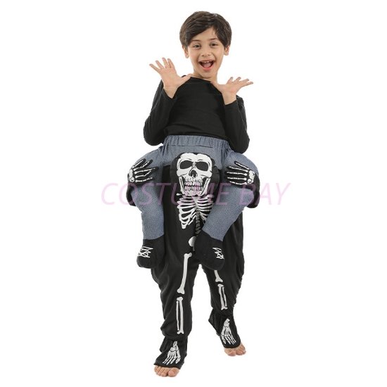 Picture of Kids Adult Carry Me Skeleton Piggyback Halloween Fancy Costume