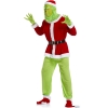 Picture of 7pcs The Grinch Christmas Xmas Costume Suit with Head Mask