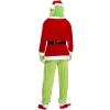 Picture of 7pcs The Grinch Christmas Xmas Costume Suit with Head Mask
