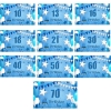 Picture of Blue Series Birthday Backdrop Banner 110*180CM