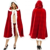 Picture of Adults Children Christmas Santa Red Cape Costume