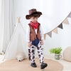 Picture of Boys Western Cowboy Costume Set Vest with Hat