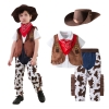 Picture of Boys Western Cowboy Costume Set Vest with Hat