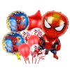 Picture of 9pcs Superhero Foil balloons Set - Captain America / Iron Man / Spiderman