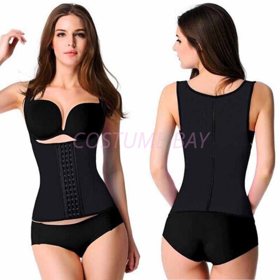 Picture of Women latex Waist Training Corset-Black