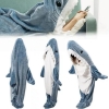 Picture of Blue Shark Blanket Hoodie Onesie for Adults and Kids