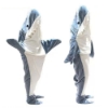 Picture of Blue Shark Blanket Hoodie Onesie for Adults and Kids