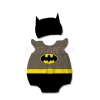 Picture of Baby Rompers Onesie Bodysuit with Hat - Batman