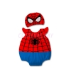 Picture of Baby Rompers Onesie Bodysuit with Hat - Spiderman