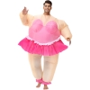 Picture of Fan Operated Adult Inflatable Ballet Dancer Halloween Costume