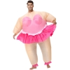 Picture of Fan Operated Adult Inflatable Ballet Dancer Halloween Costume