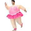 Picture of Fan Operated Adult Inflatable Ballet Dancer Halloween Costume