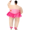 Picture of Fan Operated Adult Inflatable Ballet Dancer Halloween Costume