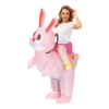 Picture of Fan Operated Adult Inflatable Riding Rabbit Easter Halloween Costume