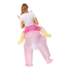 Picture of Fan Operated Adult Inflatable Riding Rabbit Easter Halloween Costume