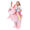 Picture of Fan Operated Kids Inflatable Riding Rabbit Easter Halloween Costume