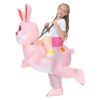Picture of Fan Operated Adult Inflatable Riding Rabbit Easter Halloween Costume