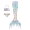 Picture of Girls Mermaid Swimming Set Costume