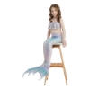 Picture of Girls Mermaid Swimming Set Costume