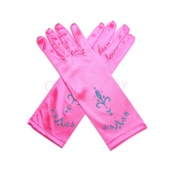 Picture of Frozen Princess Anna fuchsia Gloves