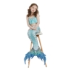 Picture of Girls Mermaid Swimming Set Costume