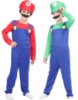 Picture of Boys Super Mario Luigi Plumber Mushroom Costume
