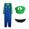 Picture of Boys Super Mario Luigi Plumber Mushroom Costume