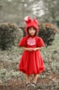 Picture of Girls Easter Bunny Rabbit Dress - Red