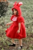 Picture of Girls Easter Bunny Rabbit Dress - Red