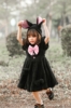 Picture of Girls Easter Bunny Rabbit Dress - Black