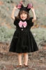 Picture of Girls Easter Bunny Rabbit Dress - Black