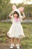 Picture of Girls Easter Bunny Rabbit Dress - White