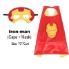 Picture of Kids Superhero Cape &  Mask Set - Iron man