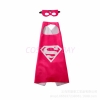 Picture of Kids PJ Superhero Cape &  Mask Set - Supergirl Hot Pink