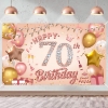 Picture of Pink Series Birthday Backdrop Banner 110*180CM