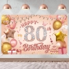 Picture of Pink Series Birthday Backdrop Banner 110*180CM