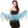 Picture of Belly Dance Hip Scarf Wrap Belt Tribal 128 Coins