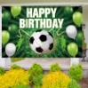 Picture of Gold Happy Birthday Backdrop Banner