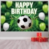 Picture of Gold Happy Birthday Backdrop Banner