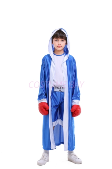 Picture of Boys Blue Boxer Costume 