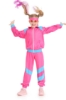 Picture of Kids 80s Retro Hip Hop Disco Hippie Modern Jazz Performance Costume - Pink