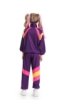 Picture of Kids 80s Retro Hip Hop Disco Hippie Modern Jazz Performance Costume - Pink