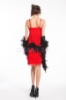 Picture of 1920's Charleston Flapper Dress Front Beads - Red