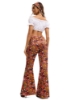 Picture of Classic Retro Pants Set White Top Vintage-Inspired Outfit