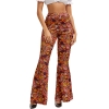 Picture of 1950s-80s Retro Hippie Style Adult Women's High-Waist Pants with Headband