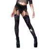 Picture of Women's Printed Leggings - Spider Web Garter Design