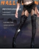Picture of Women's Printed Leggings - Spider Web Garter Design
