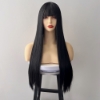 Picture of Stylish Long Straight Synthetic Wig with Bangs