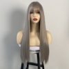 Picture of Stylish Long Straight Synthetic Wig with Bangs