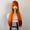 Picture of Stylish Long Straight Synthetic Wig with Bangs